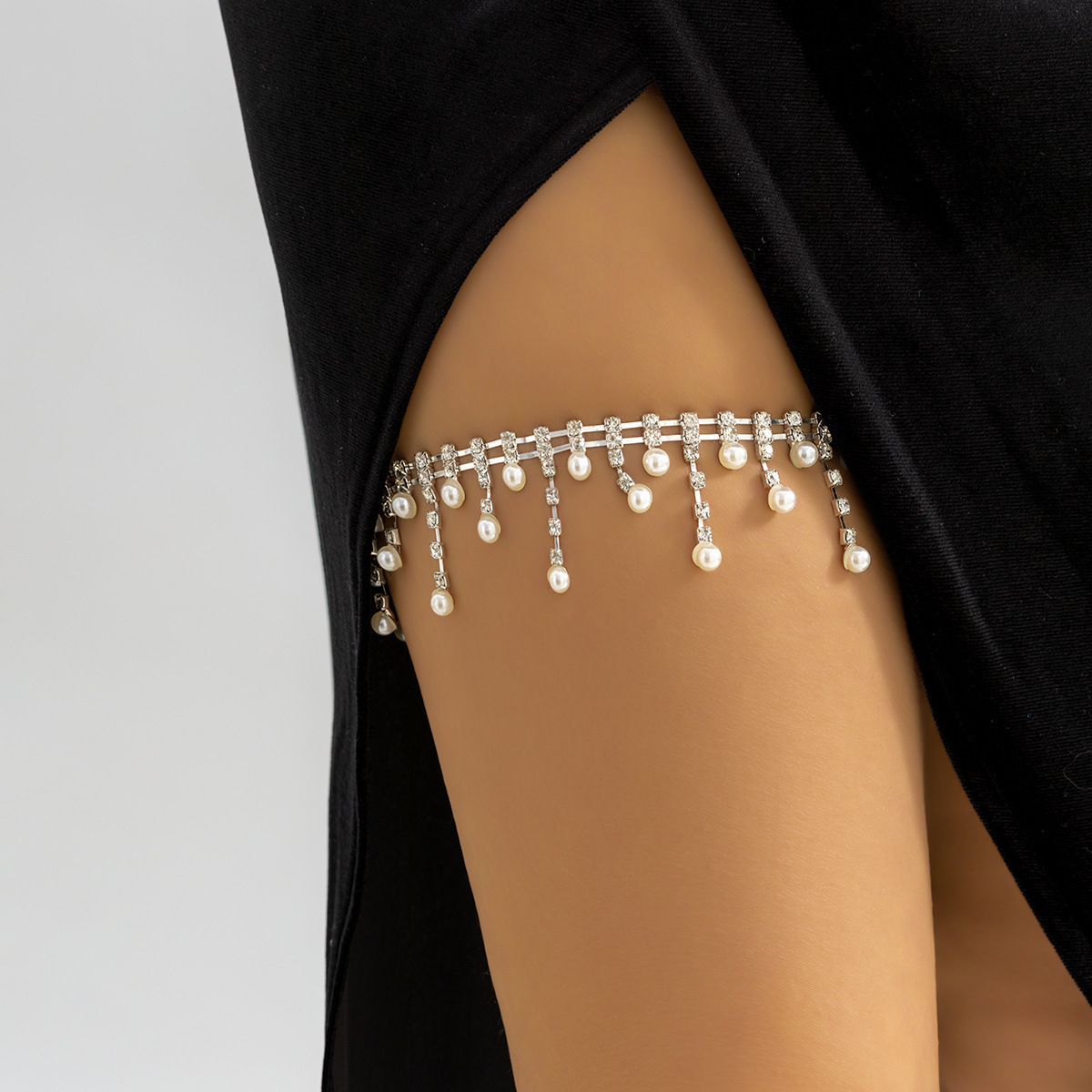 Body Jewelry Jewelry Box - Chaîne de jambe perlée pour femme,