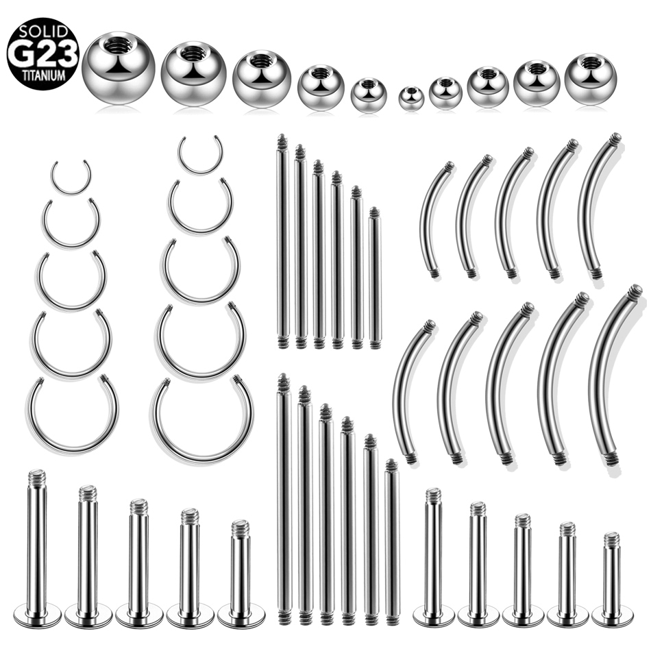 Body Jewelry Replacement Ball - Accessoires de remplacement d'haltères à filetage