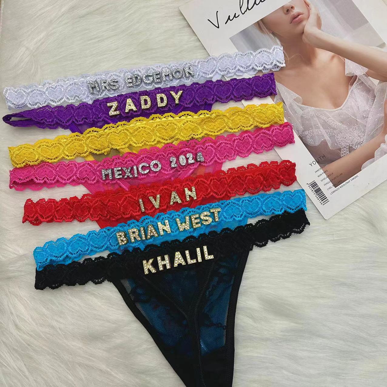 Body Jewelry Names - String personnalisé avec nom bricolage strass