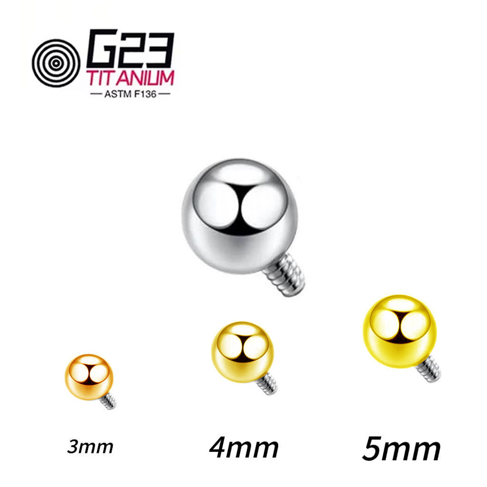 Boule filetée externe en titan - Body Jewelry Replacement Ball avis et prix