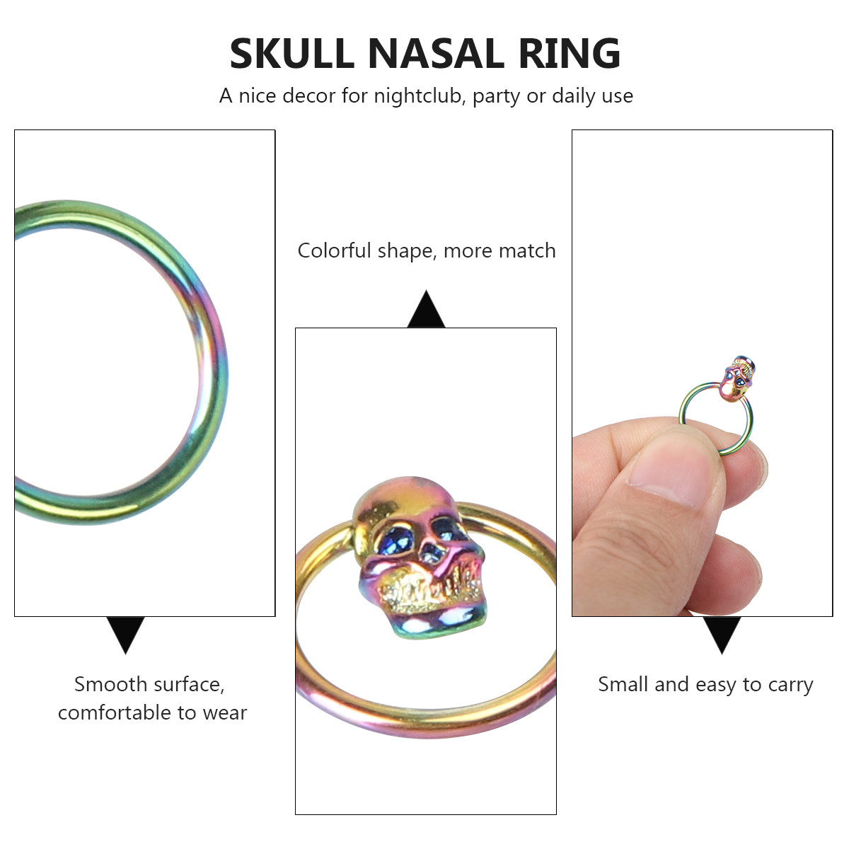 1 pièce, anneau de nez en form - Body Jewelry Ideas avis et prix