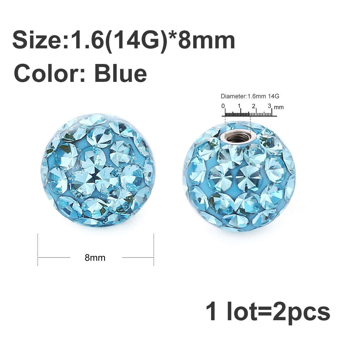 Corps en acier inoxydable perf - Body Jewelry Replacement Ball avis et prix